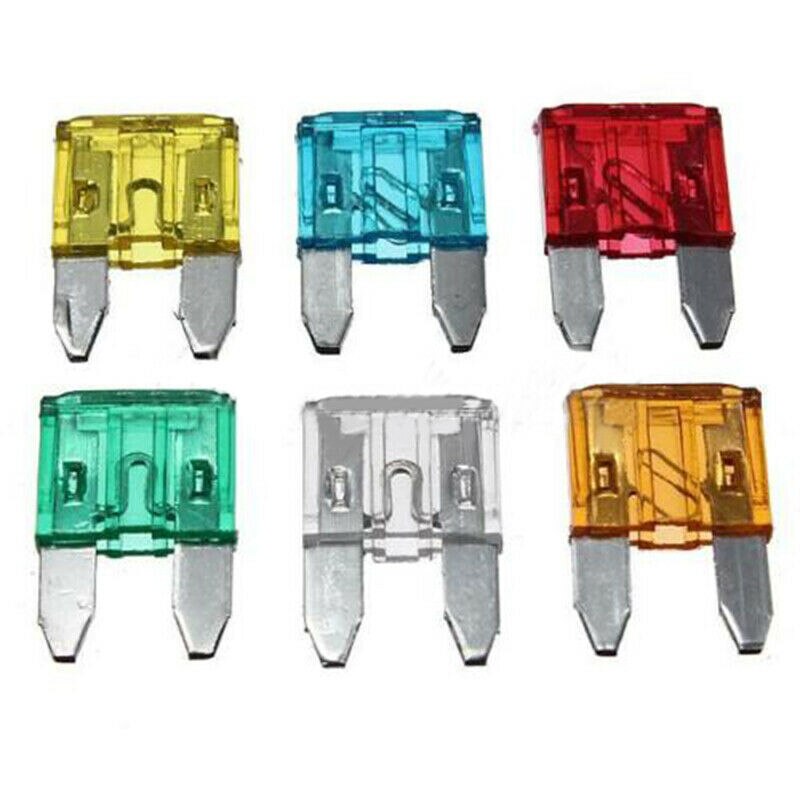 120pcs 5A-30A each 20 pieces mini blade type fuse car truck mini medium blade type classification fuse kit