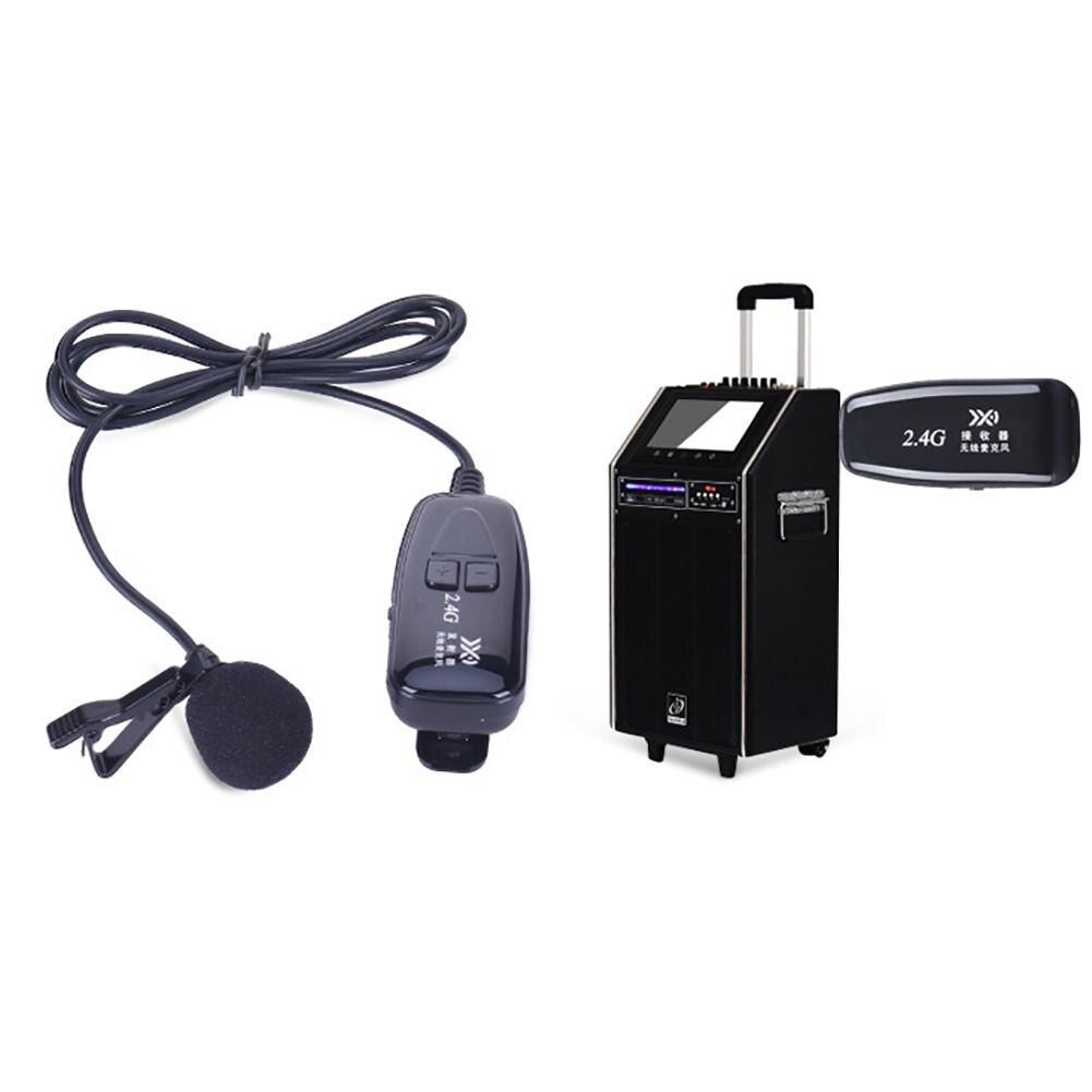 2.4G Draadloze Microfoon Automatch Condensator Headset met Metalen Kraag Clip Microfoon
