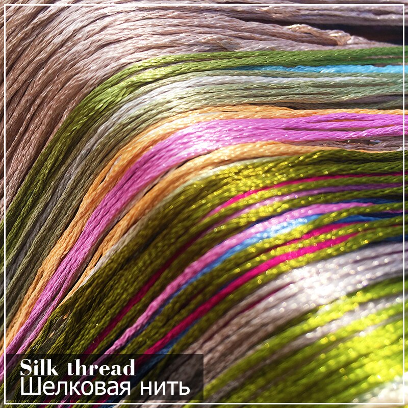 Bläck landskapsmålning korsstygnssatser broderi handarbetsset vattenlösliga dukmönster 11ct ymnighetshorn heminredning