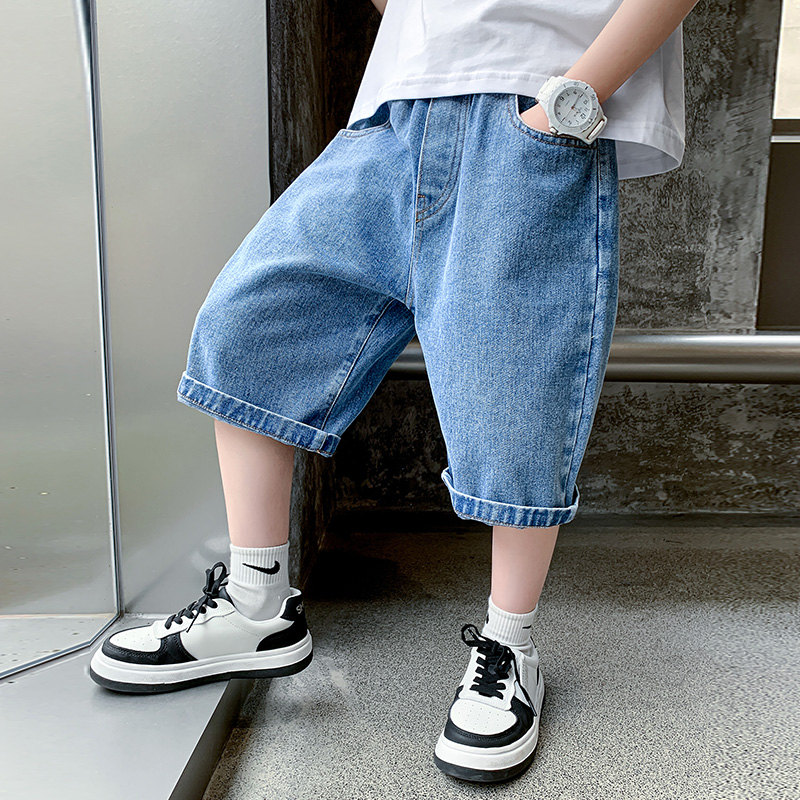 Pantaloncini sportivi per bambini estate Casual cotone nuovi arrivi abiti moda pantaloni elastici in vita pantaloni corti allentati per studenti 5-14 anni