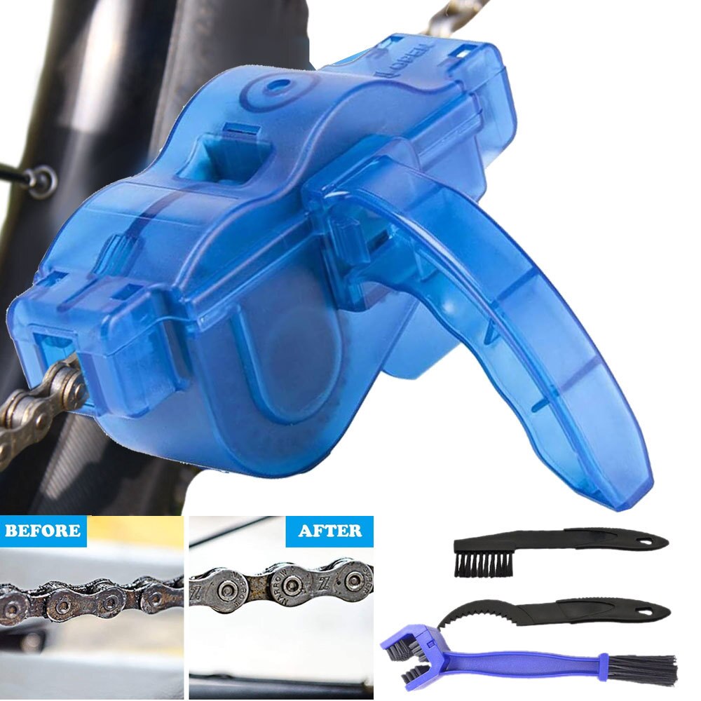 Zk30 Chain Cleaner Scrubber Borstels Mountainbike Wassen Tool Set Fietsen Cleaning Kit Fiets Reparatie Tools Fiets Accessoires