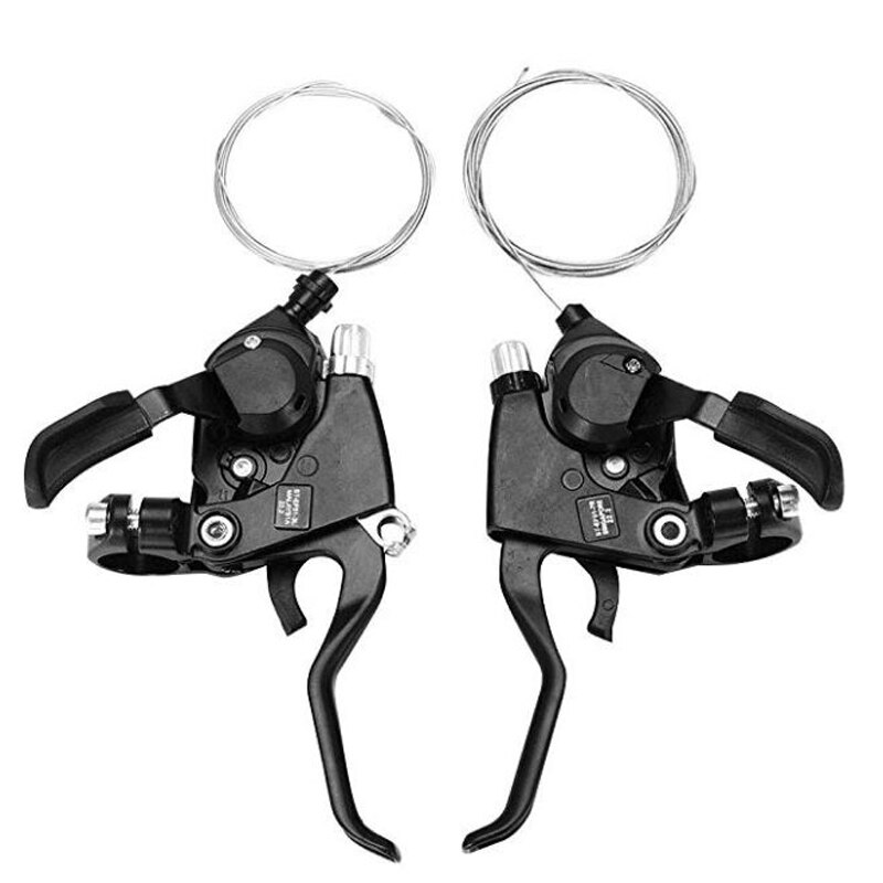 Cambio de marchas de bicicleta 3*7 21 velocidades palanca de cambios DIP conjunta palancas de freno de montaña/palanca de cambios bicicleta plegable/Combo de palanca de freno