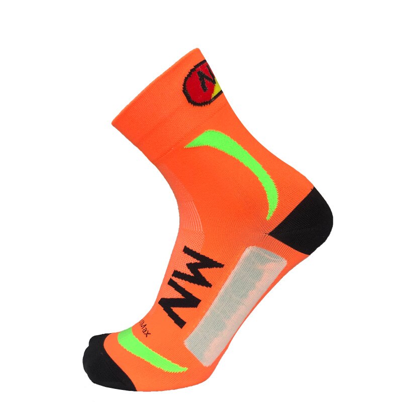 Men Sports Socks Riding Cycling Socks Running Sport Sock Summer Mountain Hiking Man Women Bike Socks Calcetines Ciclismo: 3 SE NW Orange