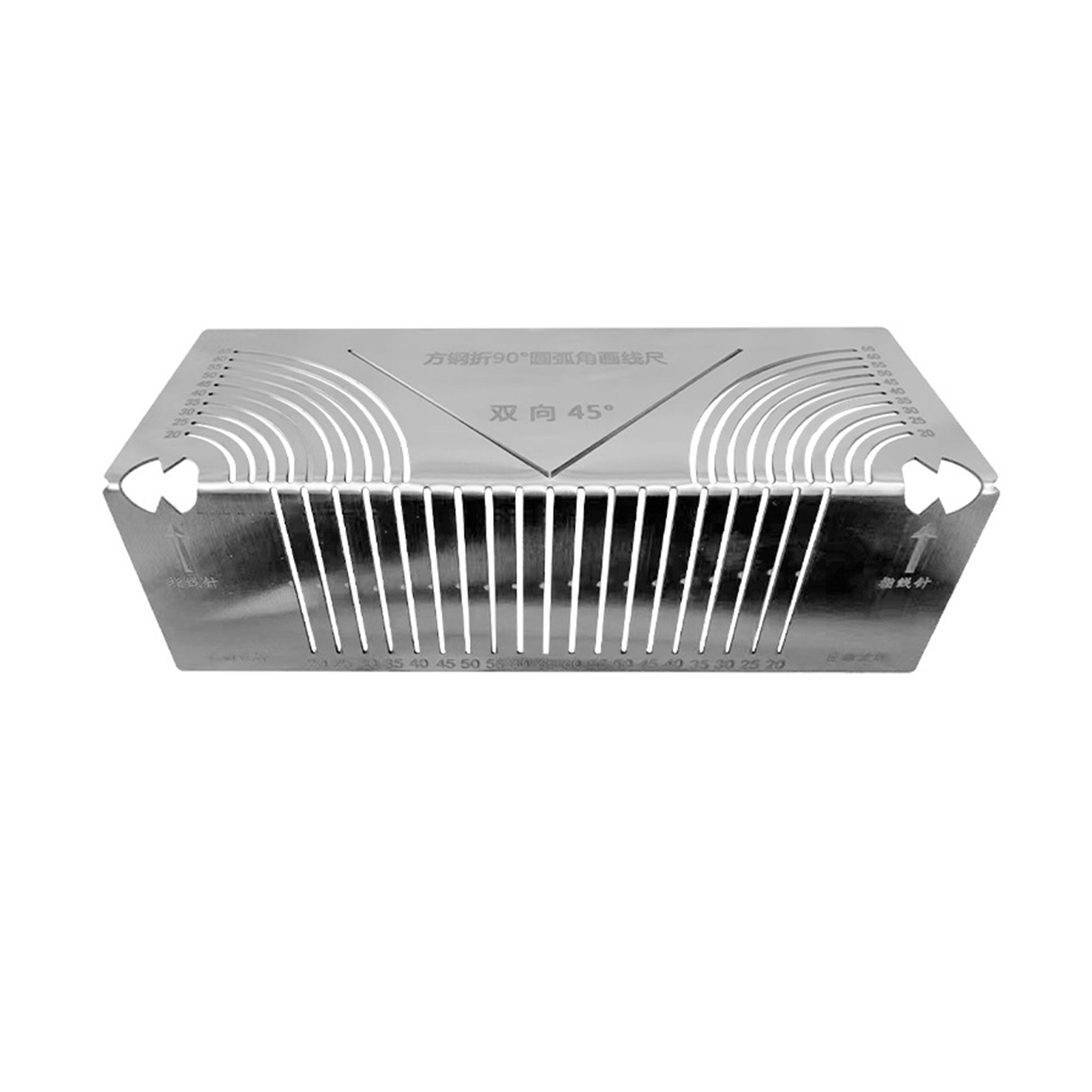 Precision-Flex Angle Arc Marking Tool Metal Fabrication Pipe Saddle Cutting Guide All In 1 Measuring For Welding Metalworking: WHITE