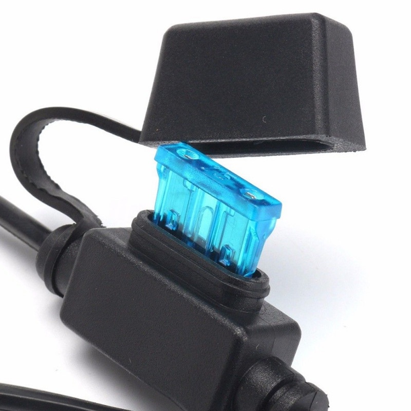 12V Motorcycle Battery Charging USB Cable Adapter Waterproof USB Charger Wall Charger Safety Reliable Battery Charging Cable -