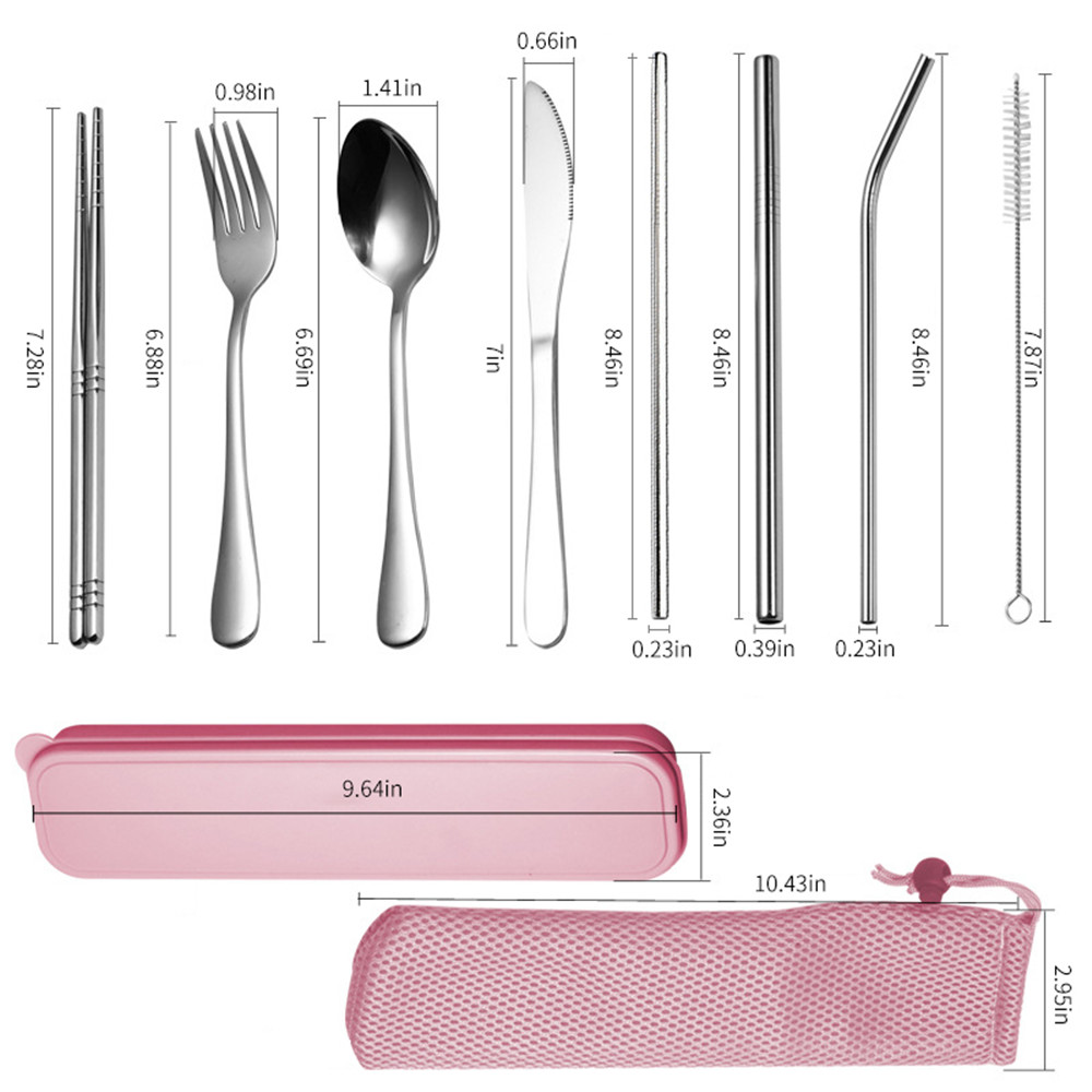 Cartoon Unicorn Lunch Box Kids Bento Boxs Set School Student Girls Portable Thermal Lunchbox with Cutlery Set Food Container