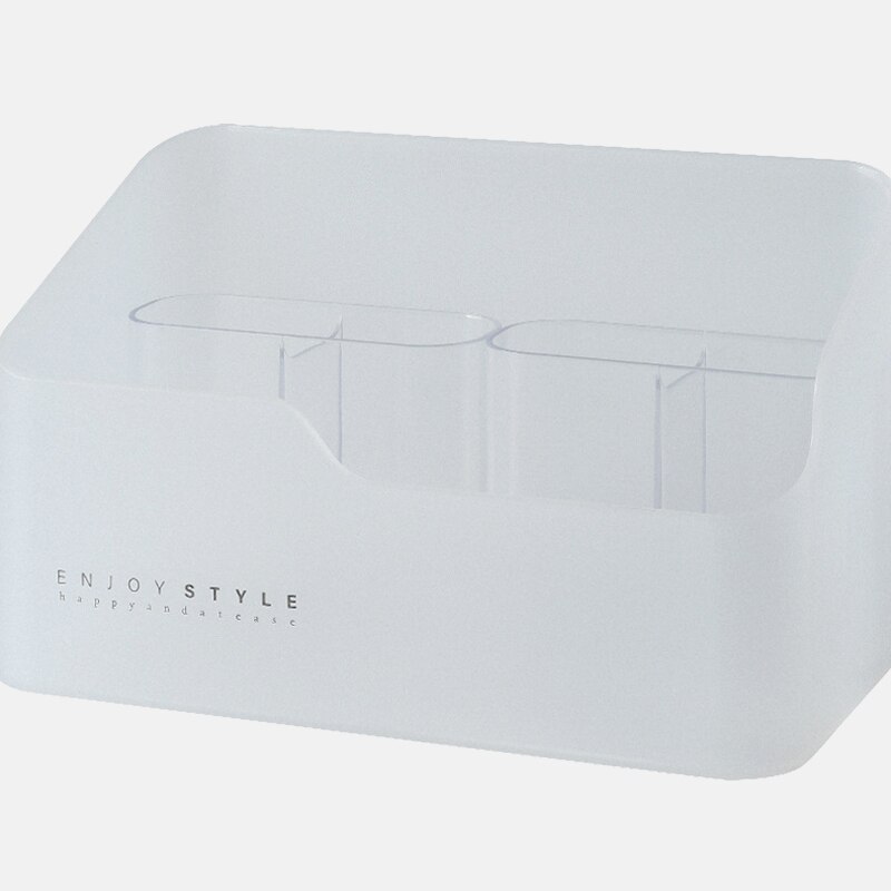 Multi-functional Skin Care Products Remote Control Cosmetics Jewelry Storage Box Make Up Cosmetics Organizer Storage Desk Box: 2