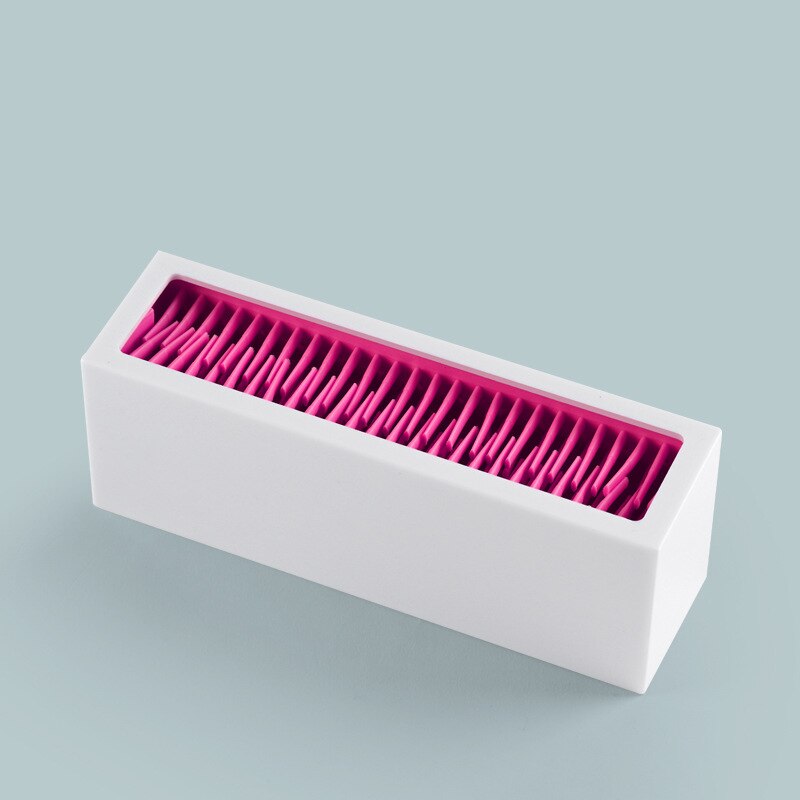 Silicone Makeup Brush Holder Dust-proof Brush Box Makeup Holder Women Brush Organizer Cosmetic Storage Makeup Case Makeup Tools: 01