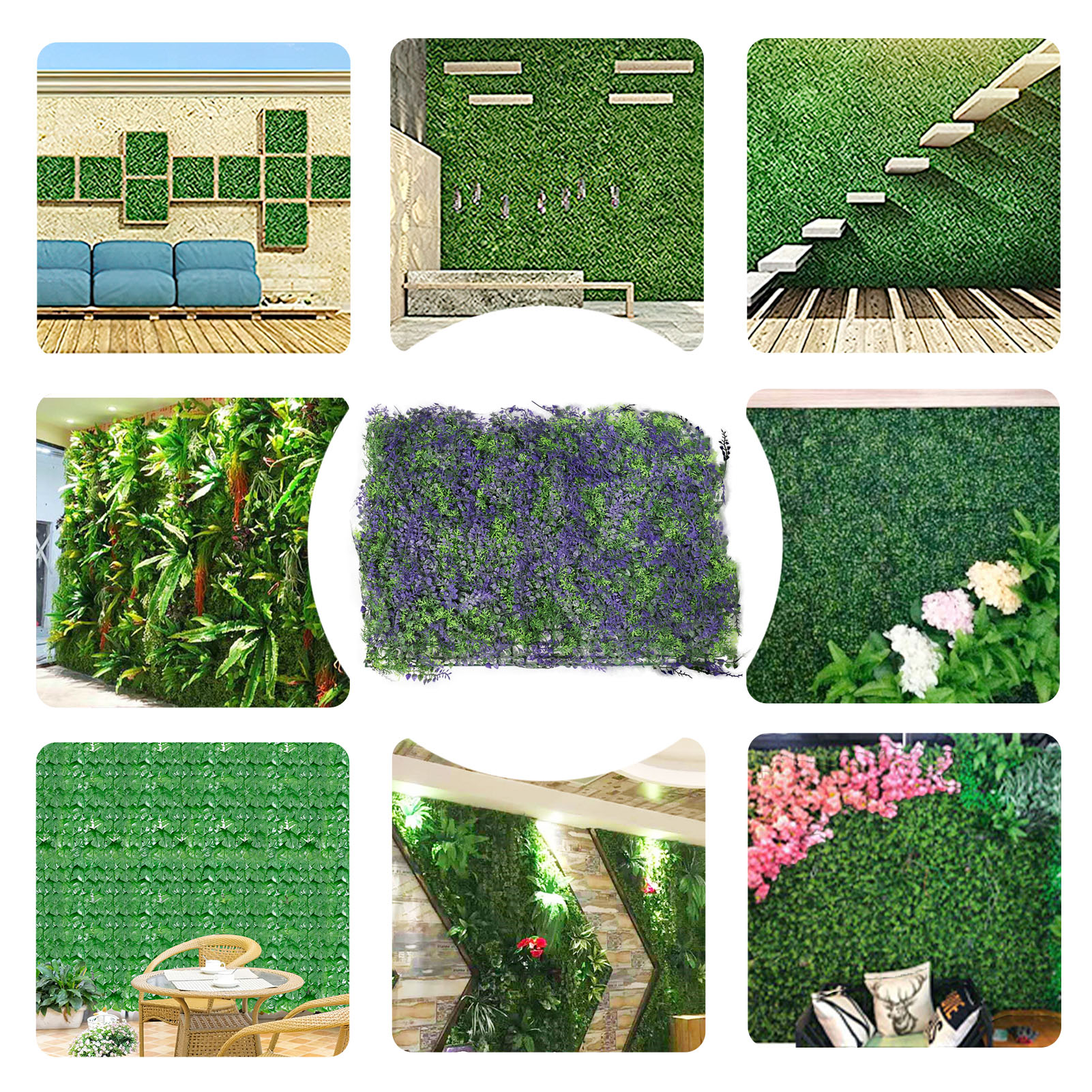 Artificial Plant Plastic Lawn Greening Plant Wall Plant Artificial Turf For Home Store Background False Outdoor Lawn Decoration