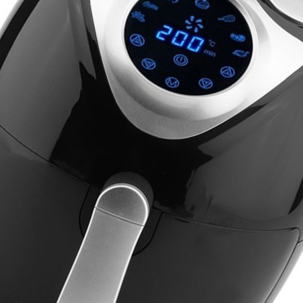 Smart Temperature Control Commercial Electric Air Fryer Digital Led Touch Screen 3.5L Capacity 1300W Non-stick Cooking Surface