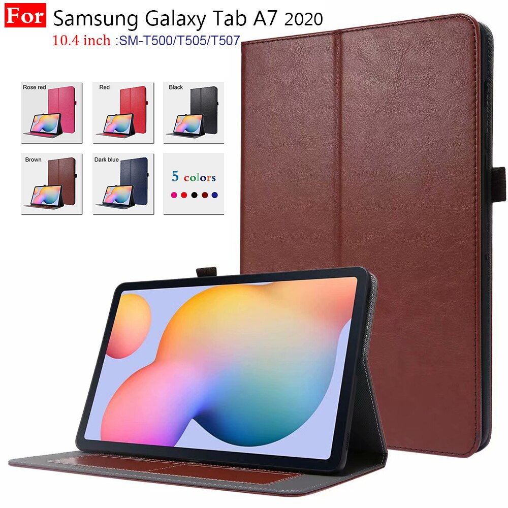 Für Samsung Galaxy Tab A7 Fall SM-T500 SM-T505 T507 Smart Falten Stehen Tablet Abdeckung Für Galaxy Tab A7 10,4 zoll t500 T505 Abdeckung