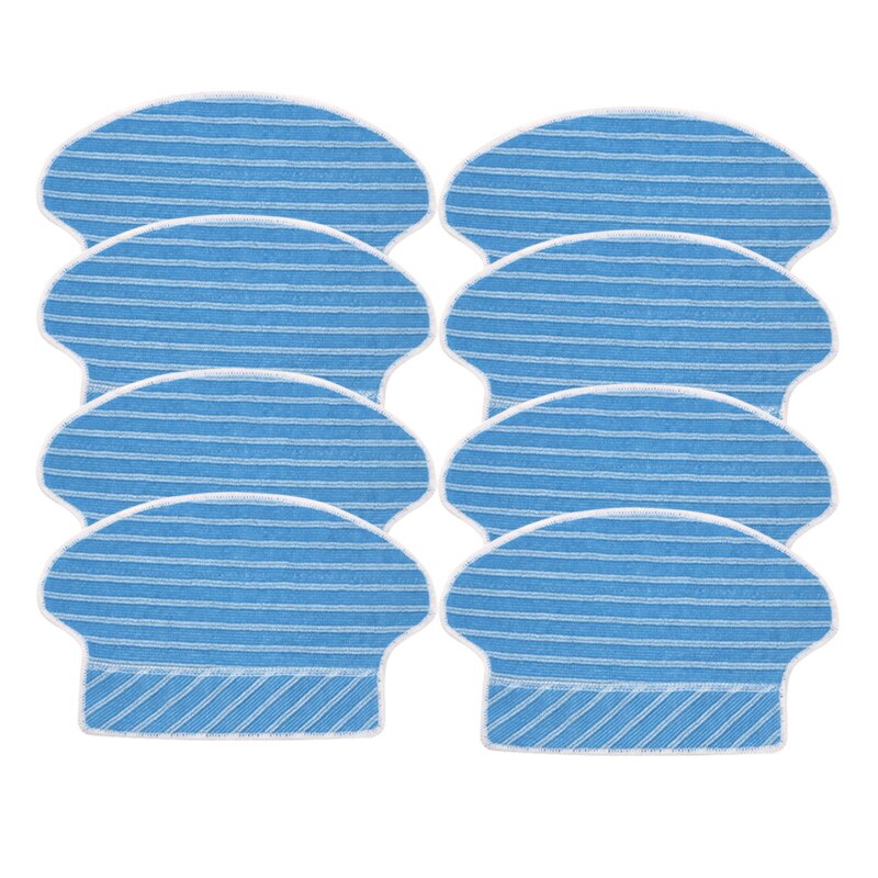 Mian roller brush mop cloth rags for Proscenic 780T 790T hepa filters Side Brushes Robot Vacuum Cleaner dust filter accessories: 8 mop