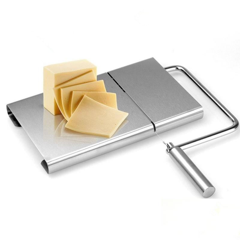 Stainless Steel Modern Cheese Slicer with Stainless Steel Wires Cheese Board With Slicer Wire Cheese Slicer