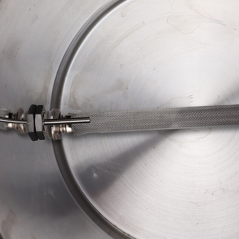 Homebrew Weldless Kettle/Keg Convert Kit w/ 12&quot; Bazooka Screen Beer Mash Tun 2-piece Ball Valve Kit 304 SSS