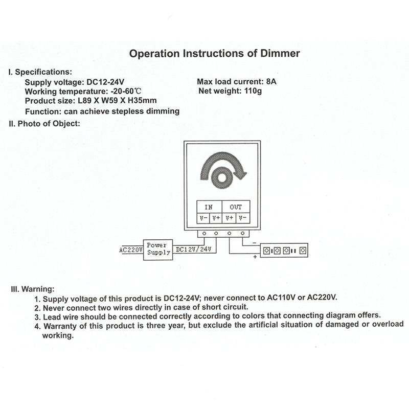 Spannungsregler dc/dc-spannungsstabilisator 8a netzteile mit einstellbarer drehzahlregelung  dc 12v led-dimmer 12 v