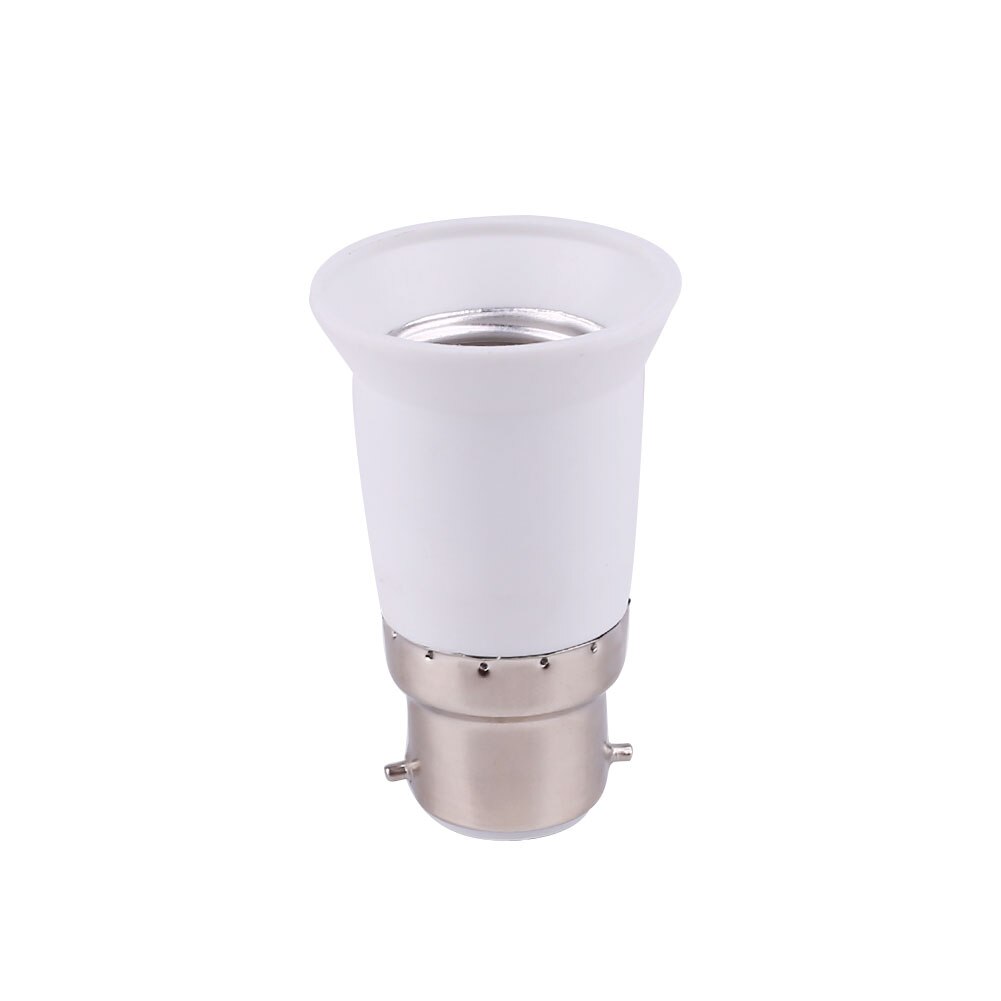 Lamp Holder Adapter B22 Bayonet To E27 Screw Mouth Fireproof Material Plastic Converter Conversion Socket Light Bulb Adapter