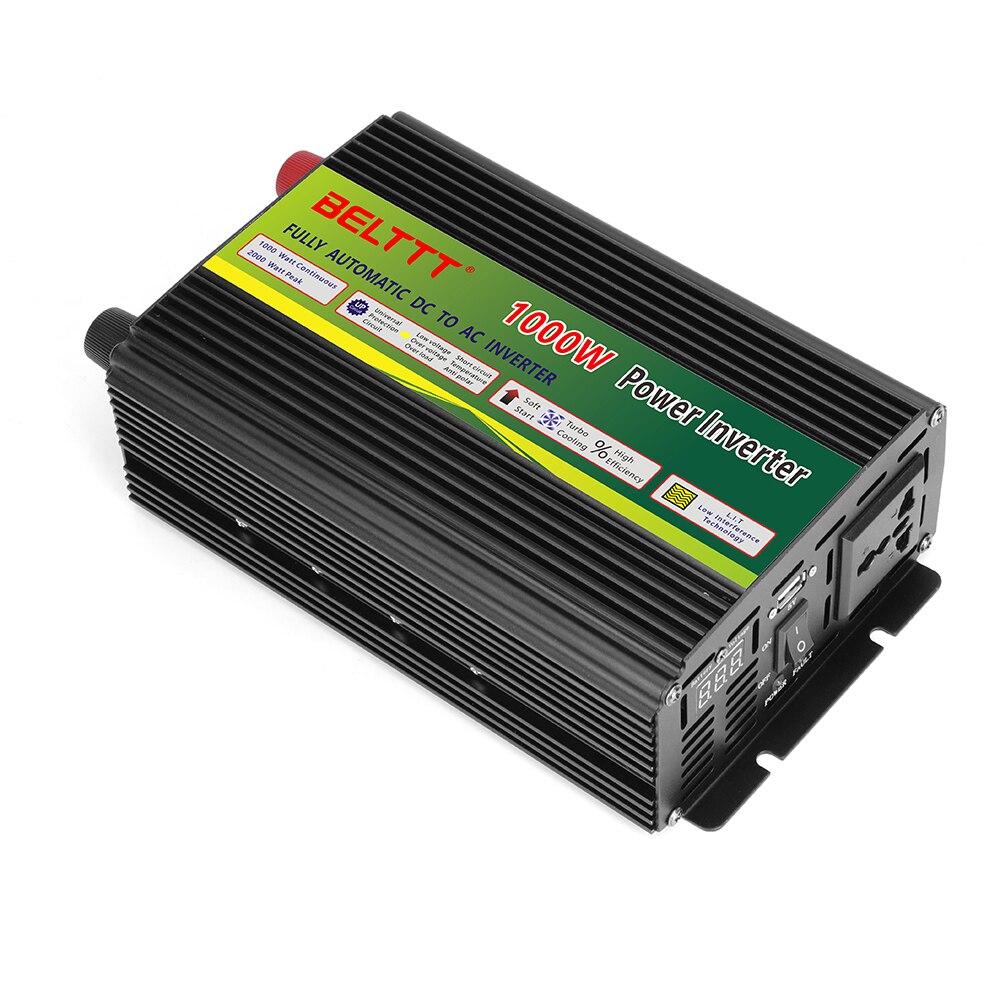 DC to AC Power Inverter 12V 24V 110V 220V Single Phase 12dc to 220ac converter with lcd display