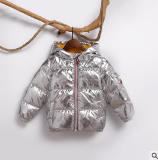 Kinderen Jassen Voor Meisjes Hooded Lente Winter Warm En Casual Kinderen Baby Jas & Uitloper Peuter Jongens Jas 3 5 8 Jaar Oud: silvery / 3T