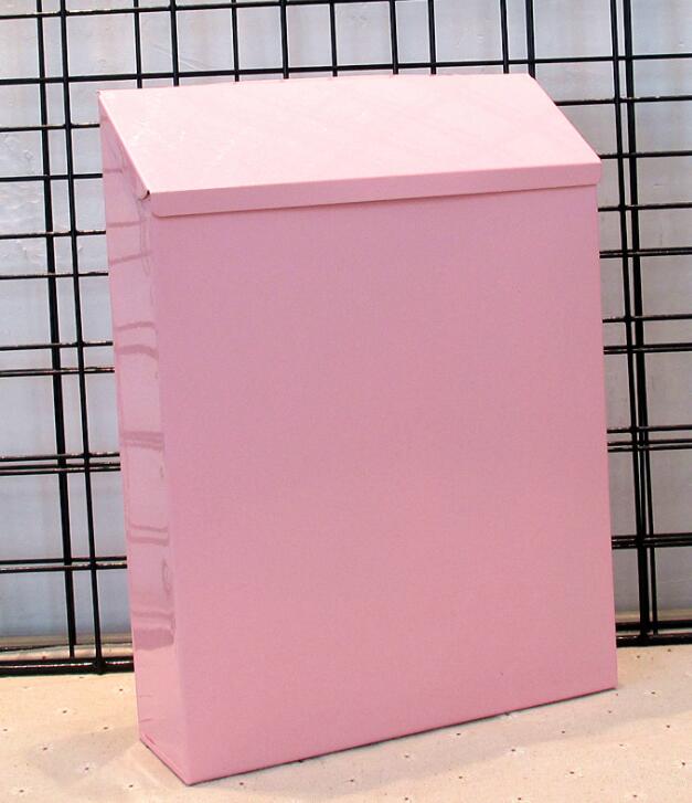 Metalen Brievenbus Met Slot Muur Suggestie Doos Koffie Winkel Decoratie Bruiloft Bar Postbus Brief Mail Box Woondecoratie: pink