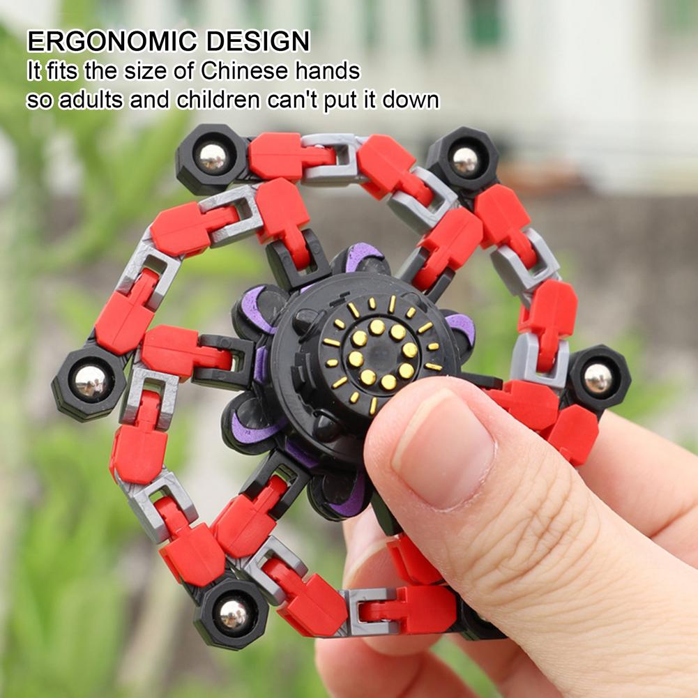Robot giratorio y deformado para niños y adultos, juguete sensorial de mano, giratorio, Deformable,