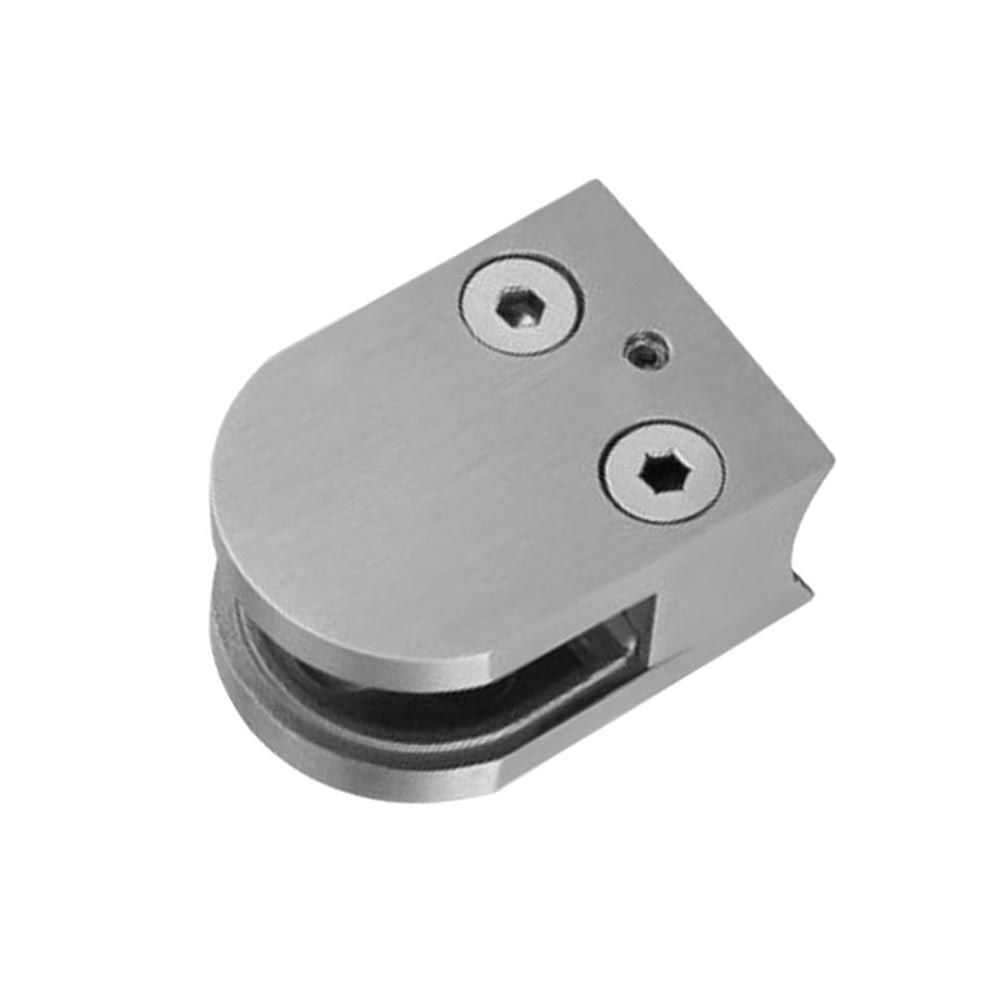 6-8mm Stainless Steel Glass Clamps Wall Mounted Glass Shelf Clamp Bracket Flat Clip Clamp Furniture Hardware