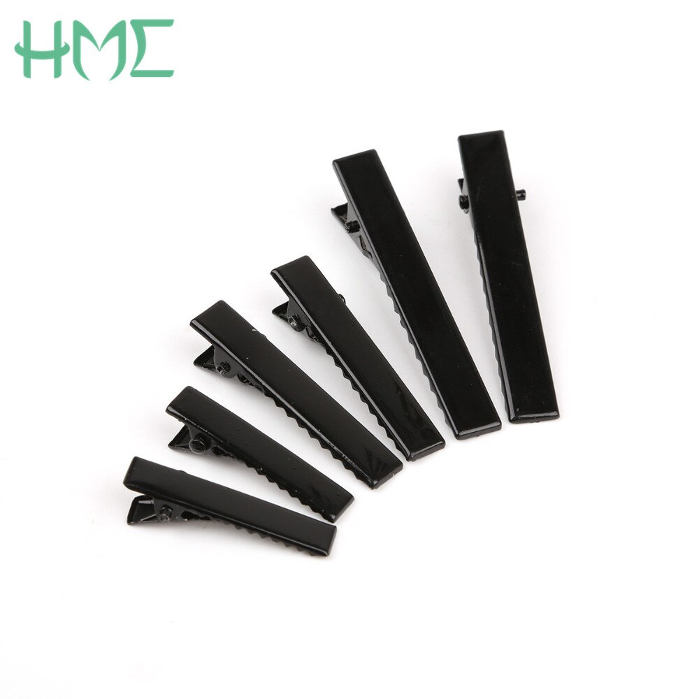 20pcs/bag Iron Hair Ornaments Duckbill Folder Waves Hairpins Base For Hair Clip Claw Findings Jewelry Making