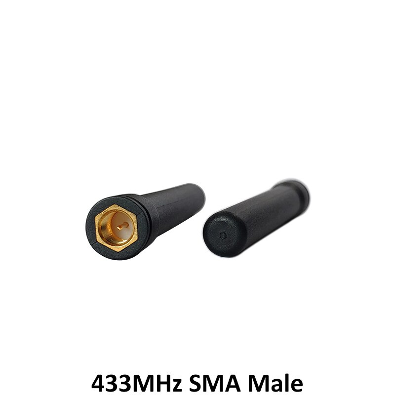 433MHz lora antenna 3dbi SMA Male Connector 433 mhz antena rubber waterproof antenne for wireless watermeter Gasmeter Lorawan