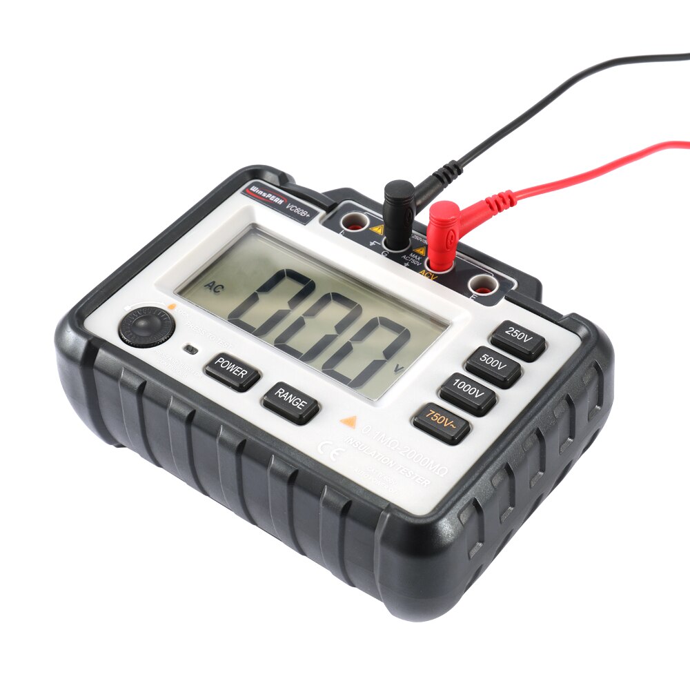 Insulation Resistance Tester Low Loss High Ratio Insulation Meter Ohmmeter Change 12V Voltage Into 250V/500V/1000V DC Voltage