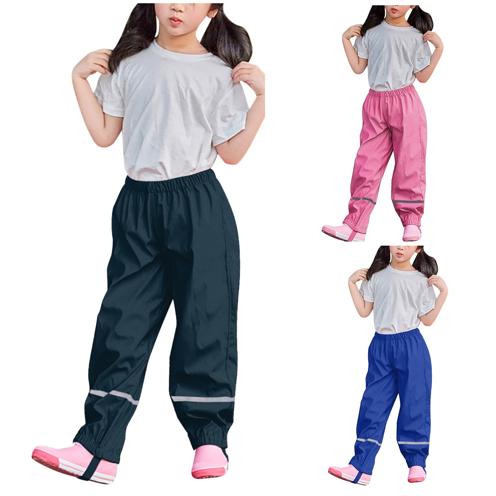 Imperméable pour enfants, pantalon de pluie d'extérieur, mince, imperméable, coupe-vent et respirant, été,