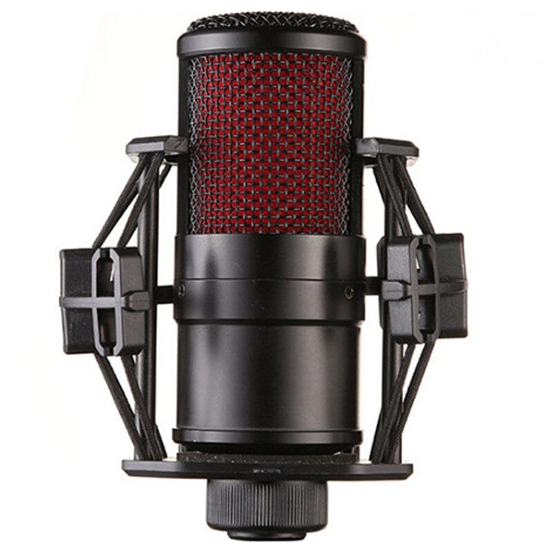Shock Film Condenser Microphone Computer Phone K Songbao Recording Microphone Heart-Shaped Pointing Live Microphone