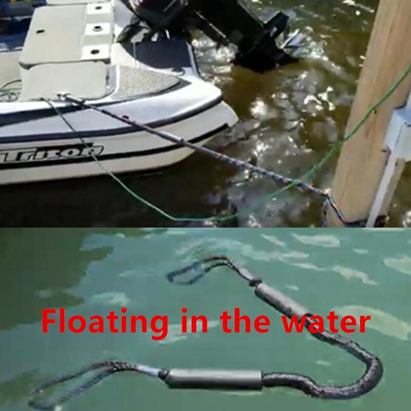 Jaycreer bungee dock lines docking tau fortøyning tau sjokksnorer for båt, pwc, jetski, pontong, kajakk, kano, båt, vannscooter