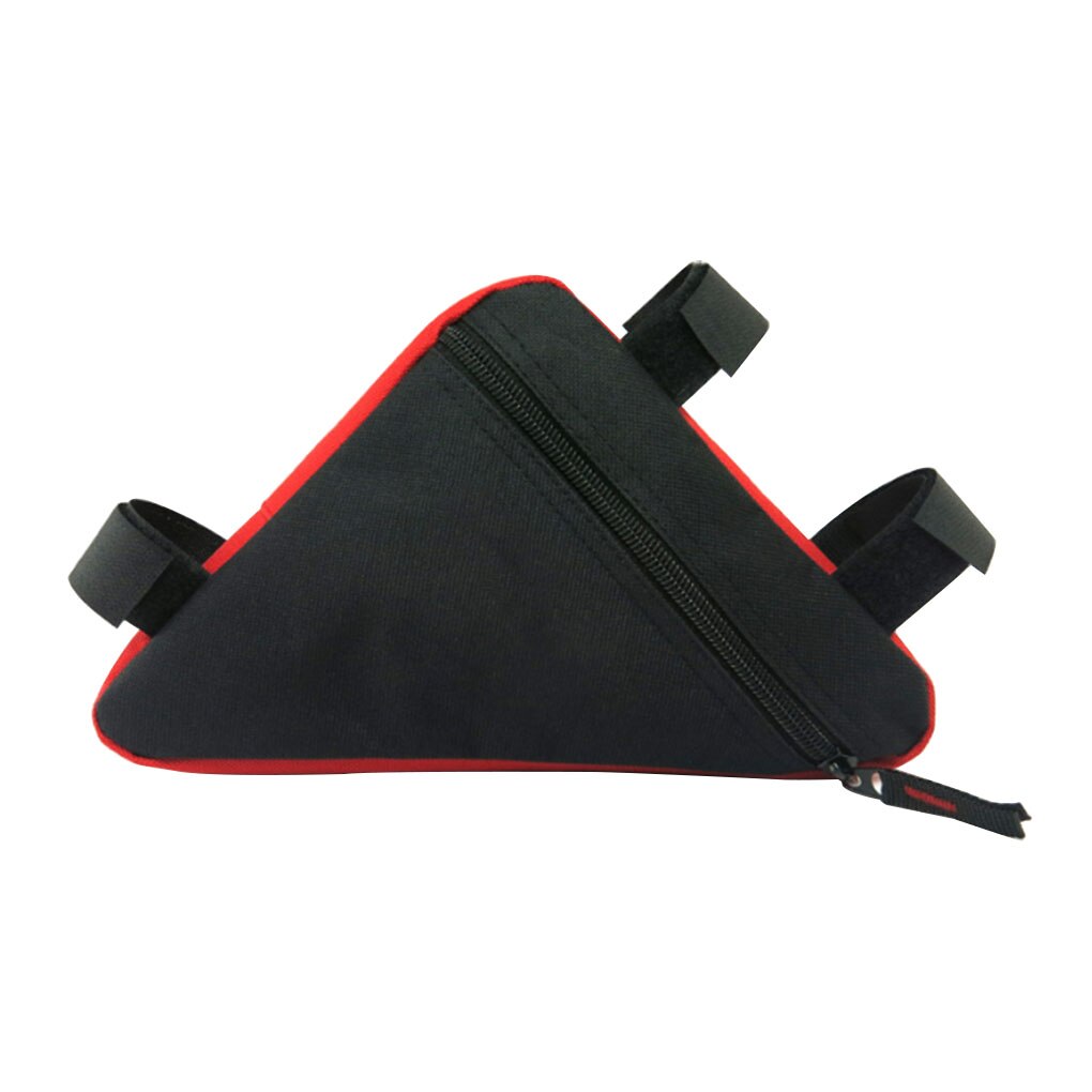 Fiets Zakken Waterdichte Fiets Driehoek Tas Fietsen Voor Tube Frame Opbergtas Driehoek Pouch Frame Houder Fiets Packs: Red