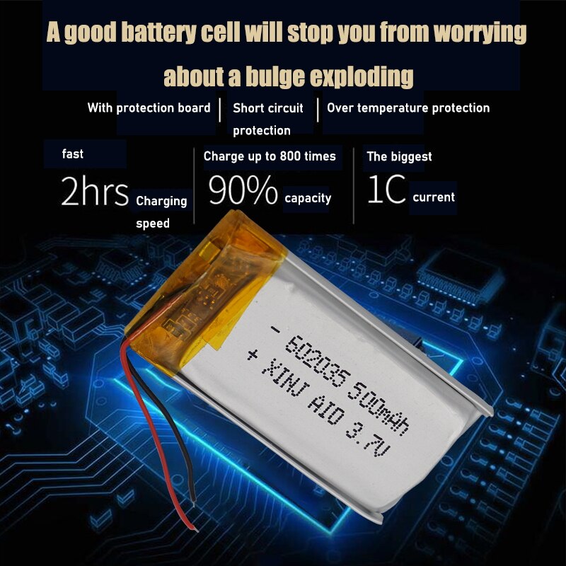 TCMH 503048 Oplaadbare batterij 3 7V 053048 1200mAh lithium