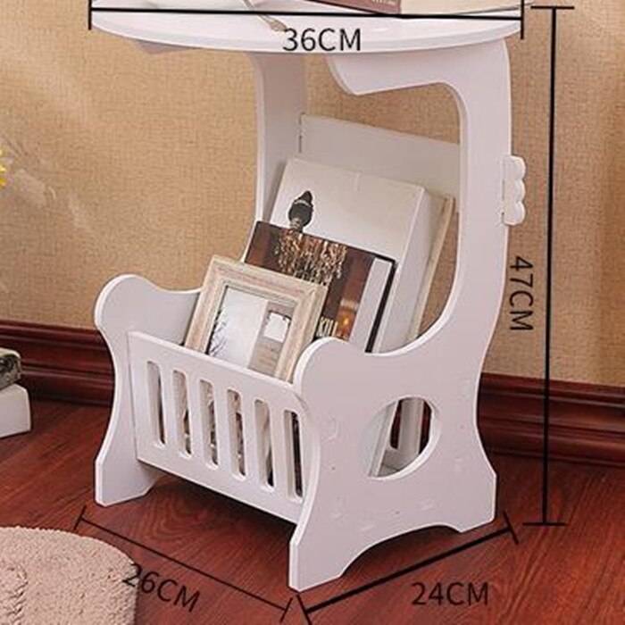 Kleine Mini Runde Kaffee Tee Tisch Moderne Holz Kunststoff Magazin Lagerung Regal Tisch Heimat Wohnzimmer Schlafzimmer Nachttisch: S