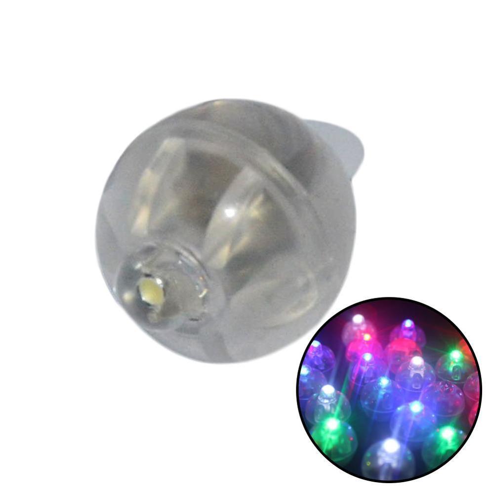 10 stk led mini festlys dekorasjon ball lys ballong lys bar papir lanterne bryllup ballong lampe dekor lamper natt: Multi
