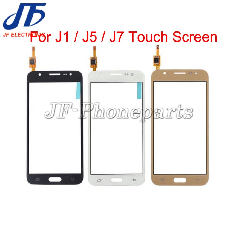 Touchscreen voor Samsung Galaxy J1 J100 J5 J500 J7 J700 Digitizer Panel Sensor Lens Glas Vervangende Onderdelen 10 stks/partij