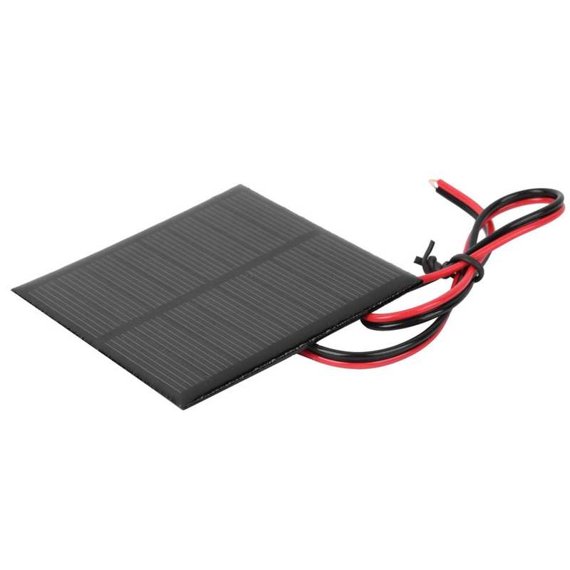 zonnepaneel 5Pcs Small Solar Battery Panel Polysilicon Epoxy Battery Module with 30cm Cable DC 4V 160mA Solar Power