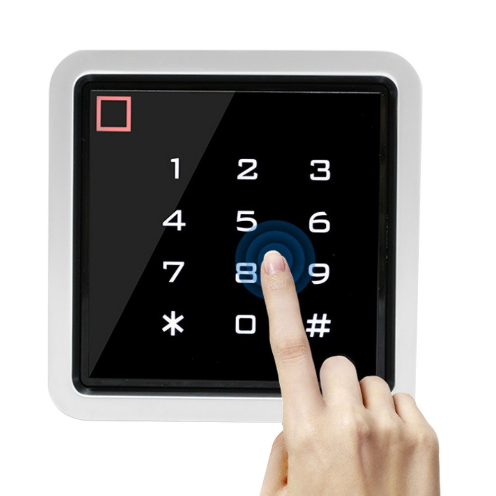 Square Access Control Keypad with RFID Card Reader: 1pcs device