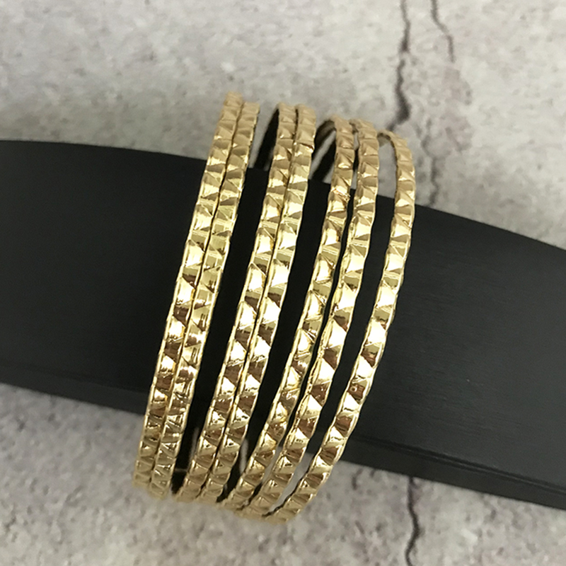 Marokkaanse Stijl Armband Set Goudkleurige Dames Armband Frans Ontworpen Armband Voor Vrouwen Met Luxe Manchet Pols Sieraden: Platinum Plated