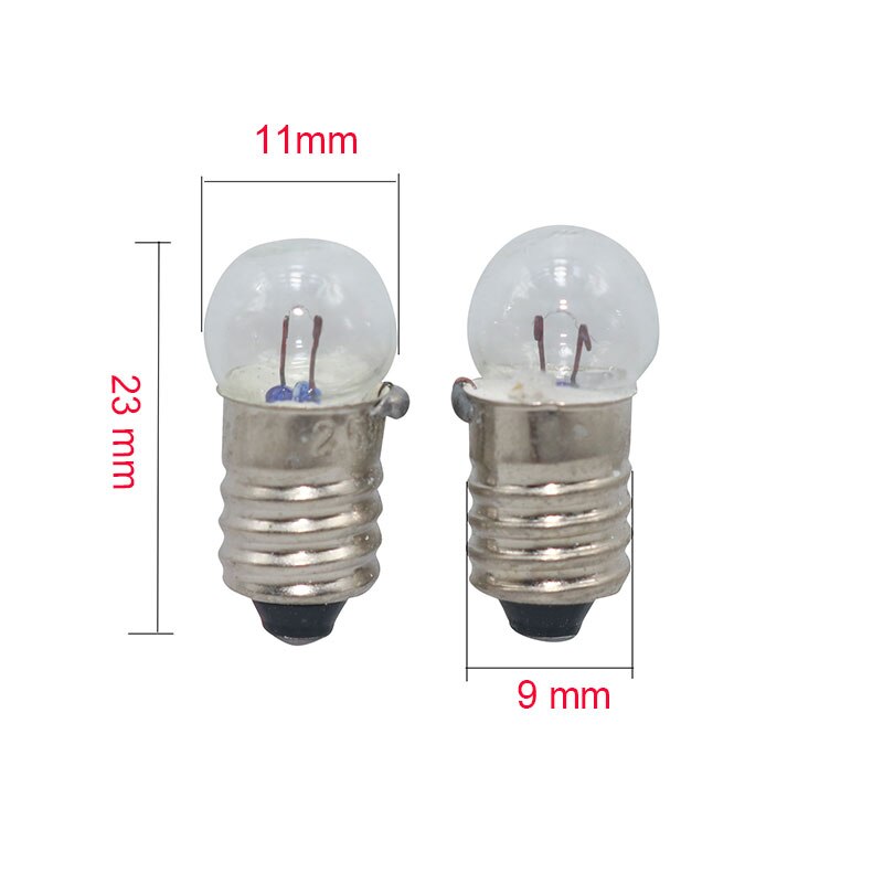 25 st/pack skruv glödlampa 2.5v 3.8v elektriska experiment specialutrustning fysik undervisning utrustning