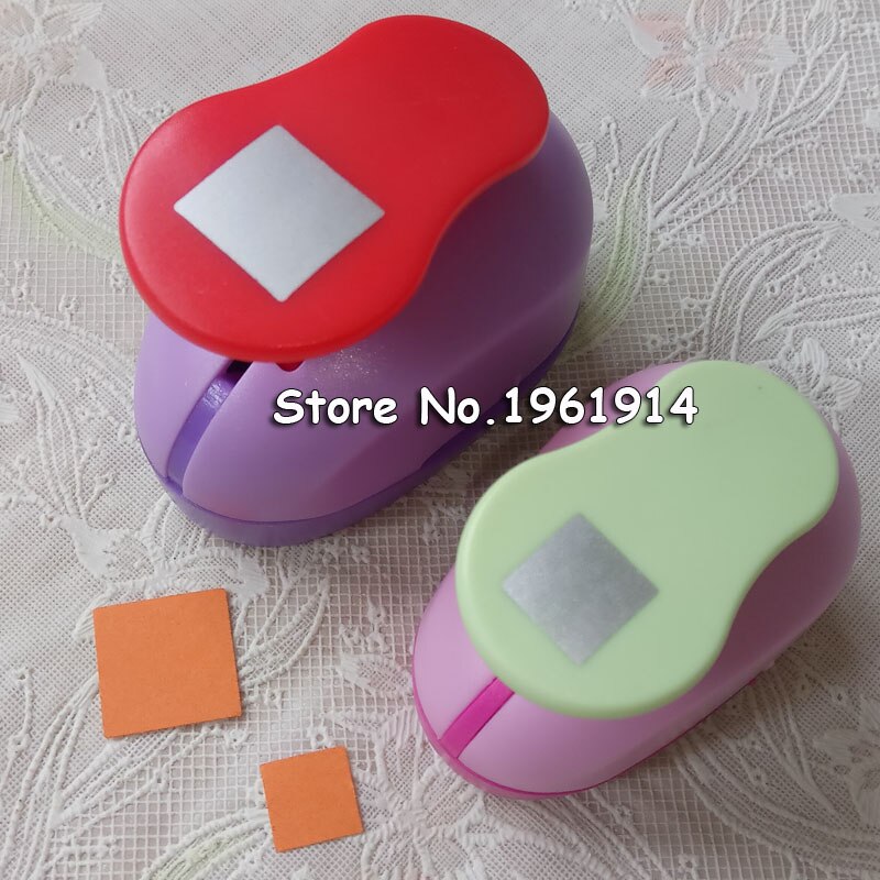 1 inch Square shape EVA foam punches paper punch for greeting card handmade DIY scrapbooking craft punch machine