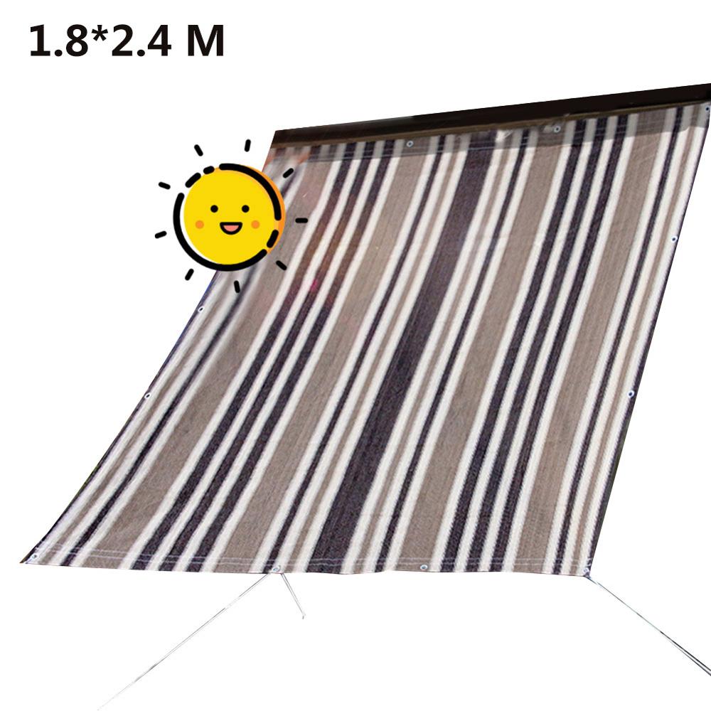 Balkong skugga tält isolering gardin sommar balkong trädgård lusthus solskydd nät skugggardiner: Xl