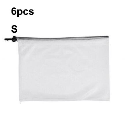 Sacs en maille réutilisables pour produits, 2 à 15 pièces, lavables, écologiques, sacs légers pour épicerie, stockage de fruits et légumes: 6pcs S