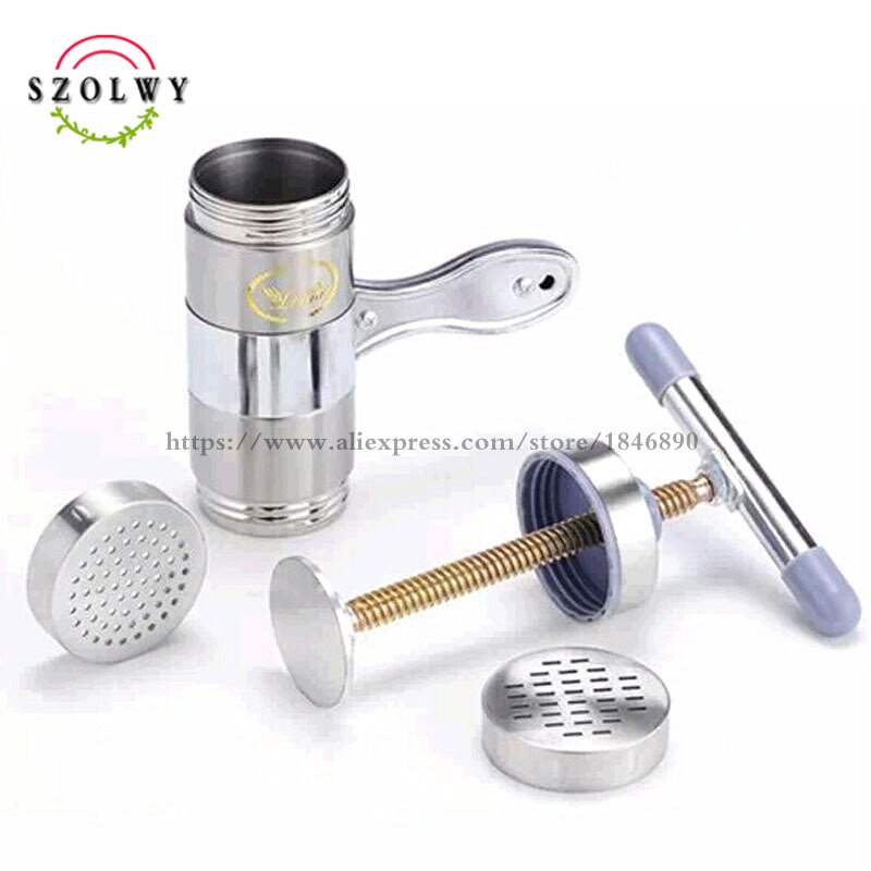 Urządzenie robić gotowania makaronu ze stali nierdzewnej ferramentas z 5 modelami warzyw makaron nóż naciśnij maszyna robić robienia makaronu narzędzia kuchenne Spaghetti