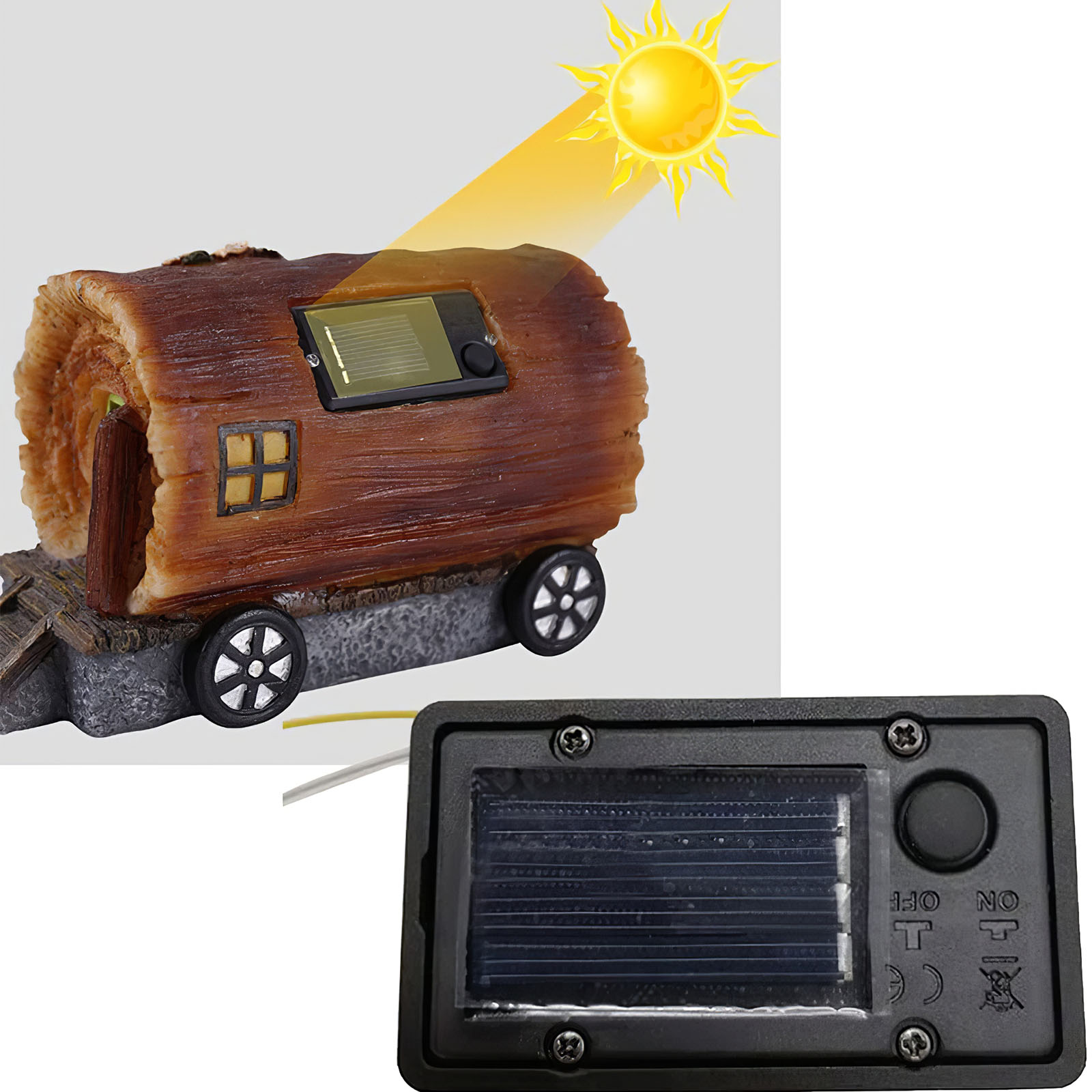 2 Stuks Vervangende Batterij Dozen Waterdicht On/Off Switch Solar Lamp Batterij Box Voor Outdoor Tuin Gazon Vierkante Solar led Licht