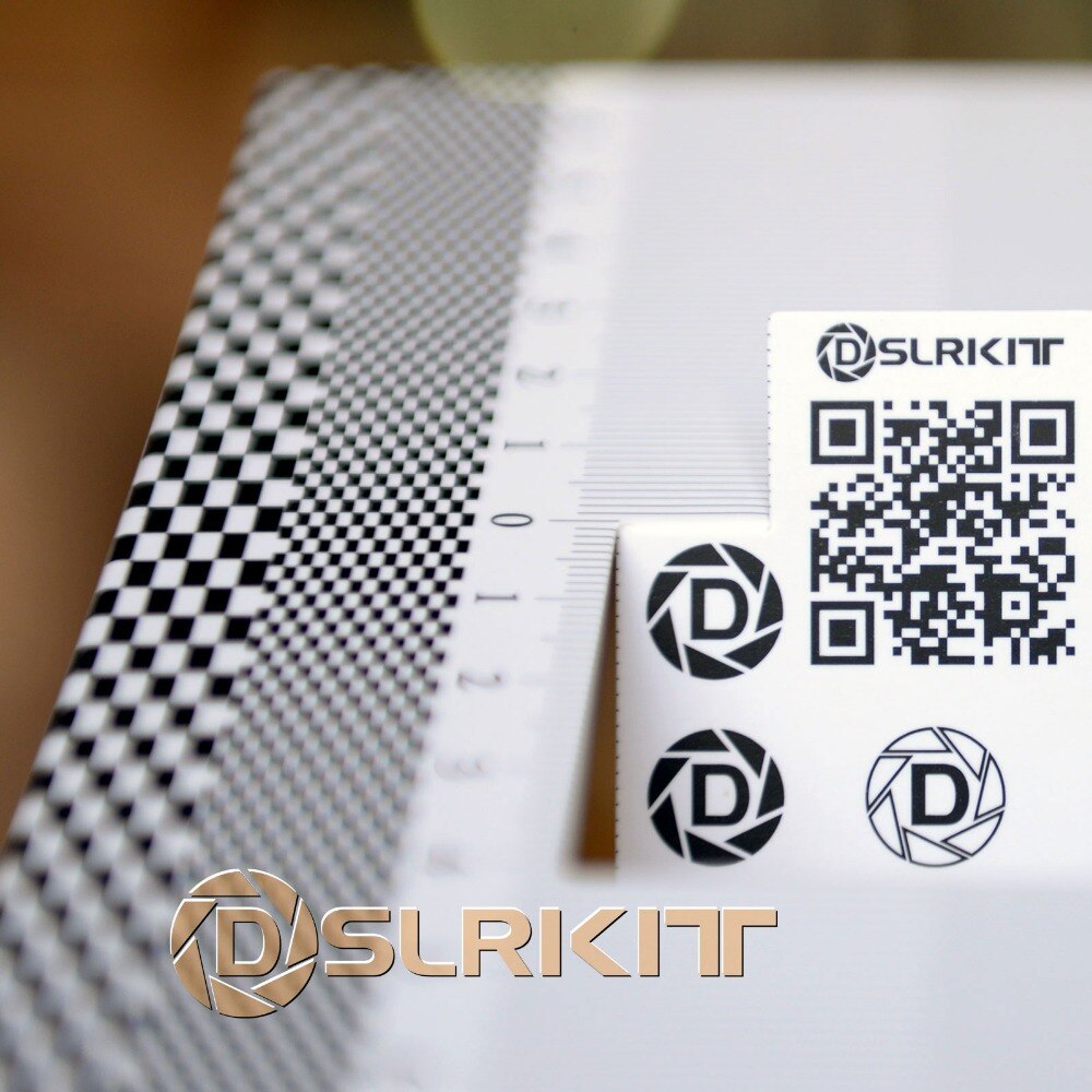 6pcs/Lot Folding Card Lens Focus Tool Calibration Alignment AF Micro Adjustment Ruler Chart