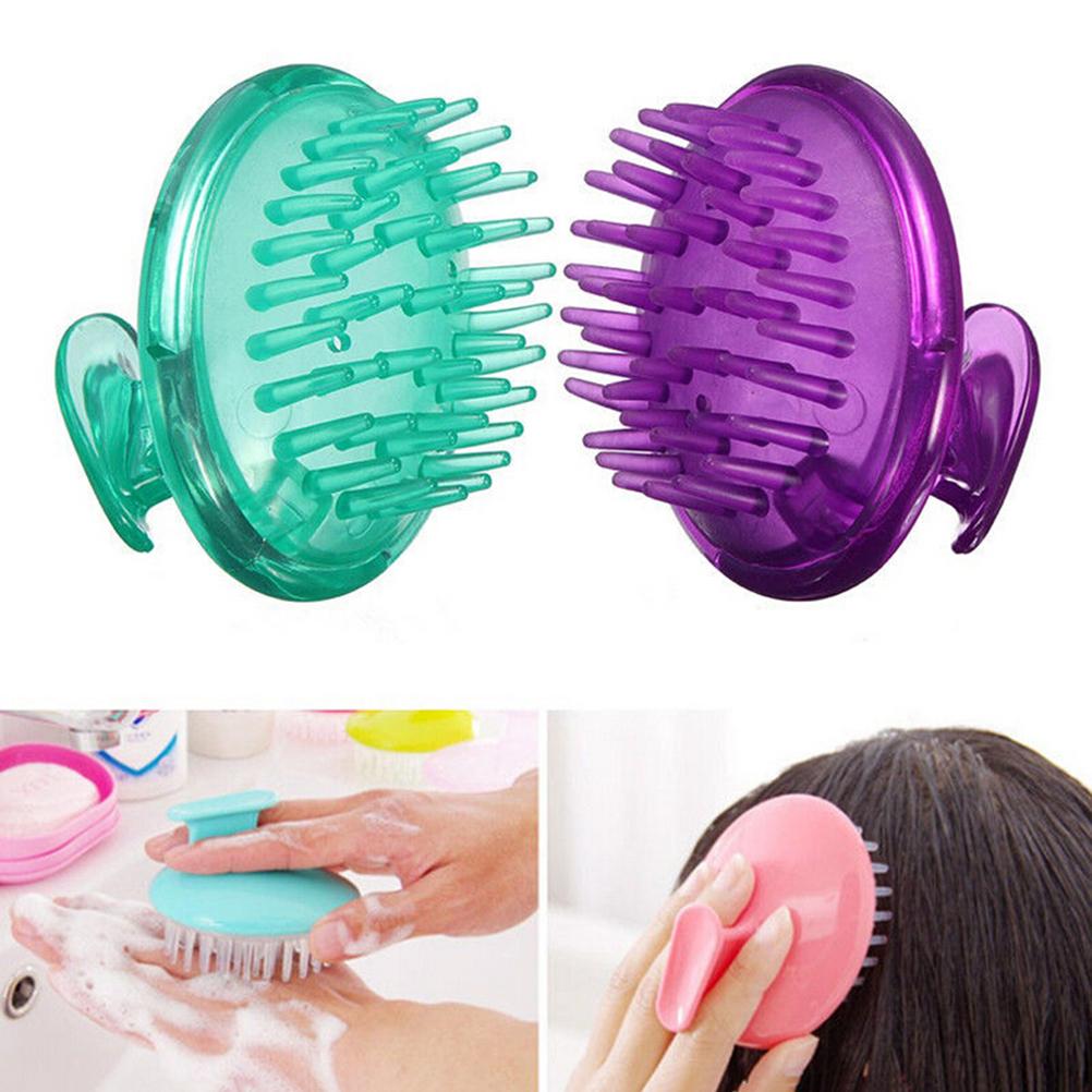 Hoofdhuid Massage Borstel Siliconen Head Body Massager Shampoo Haar Wassen Kam Body Douche Borstel Bad Spa Afslanken Massage Borstel