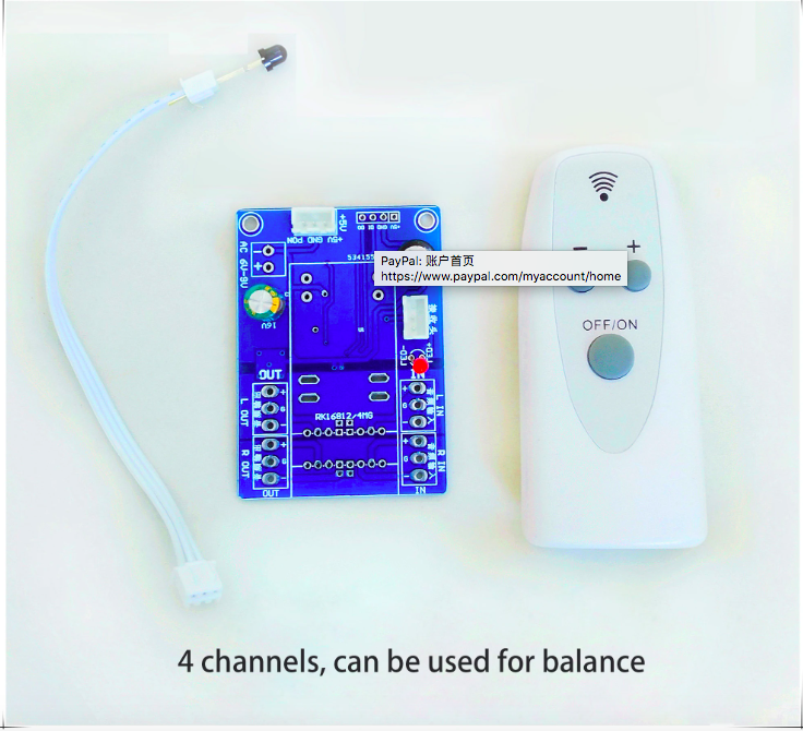 Placa de Control de volumen con Control remoto por infrarrojos HiFi, amplificador APLS, preamplificador, potenciómetro de Motor, ajusta el módulo de volumen: Caqui