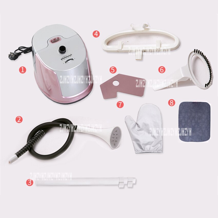 MG-87 Hand-Held Vertical Steamer Single Bar Hanging Ironing Machine Electric Clothes Steamer Temperature 10 Gear Adjustment