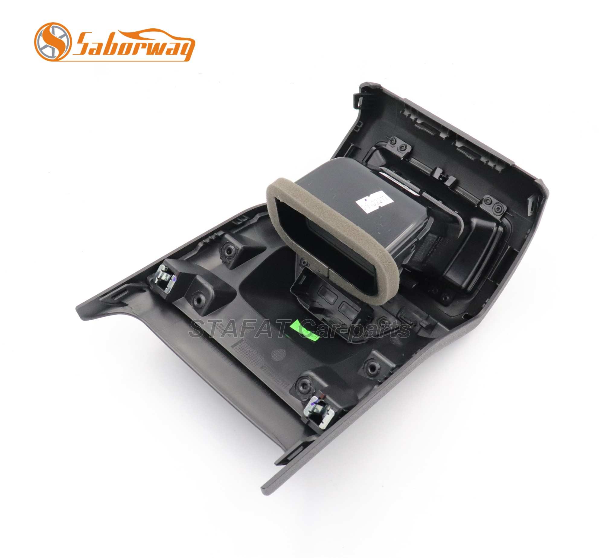 Saborway Rear Air Outlet Vent Trim Frame Assembly Center Armrest With USB For Golf 7 MK7 5GG 864 298B 82V